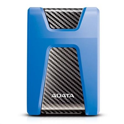 2,5" HDD (merevlemez), 2TB, USB 3.2 Gen1, ütésálló, ADATA "HD650", kék