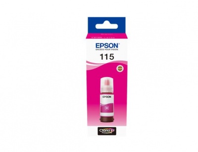 T07D34 Tinta, EcoTank L8160, L8180 nyomtatókhoz, EPSON, magenta, 70 ml